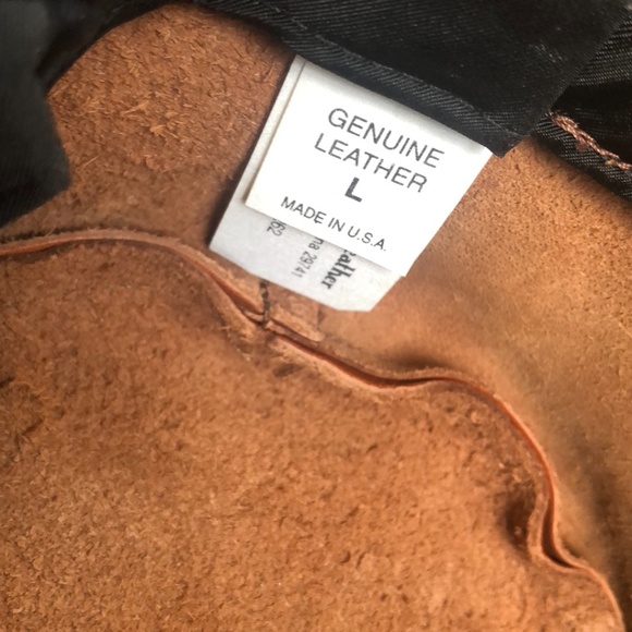 North Star Brown Leather Hat Size L - Picture 8 of 13